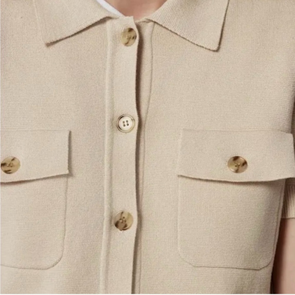 J. Crew Short-sleeve pocket cardigan - Picture 3 of 6
